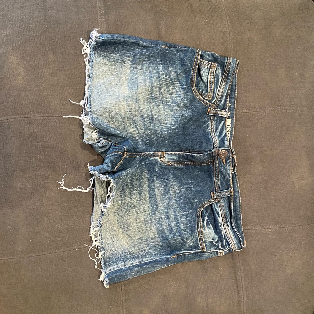 Mossimo Supply Co. Distressed Blue Jean Shorts
